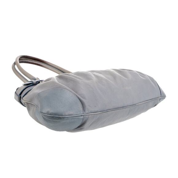 Salvatore Ferragamo Gancini Charm Gathered Leather Tote - Picture 4 of 5